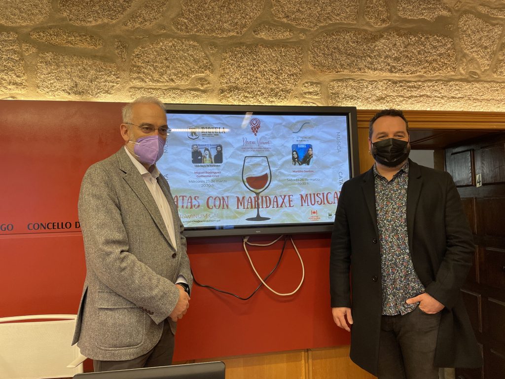 Revera Vinum programa ‘Rutas de Viño’ e ‘Catas con Maridaxe Musical’ en locais de hostalaría de Compostela